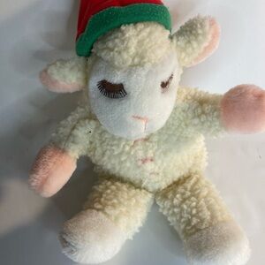 Vintage 1988 Lamb Chop Puppet Christmas 1988 Plush Hand Puppet Shari Lewis